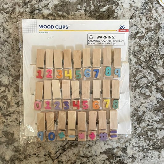Target number clips
