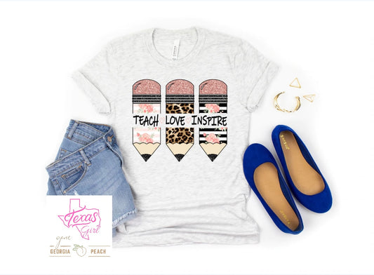 Teach-Love-Inspire Tshirt