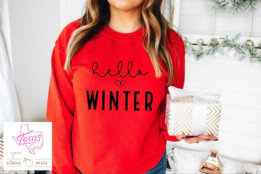 Hello Winter-Tshirt
