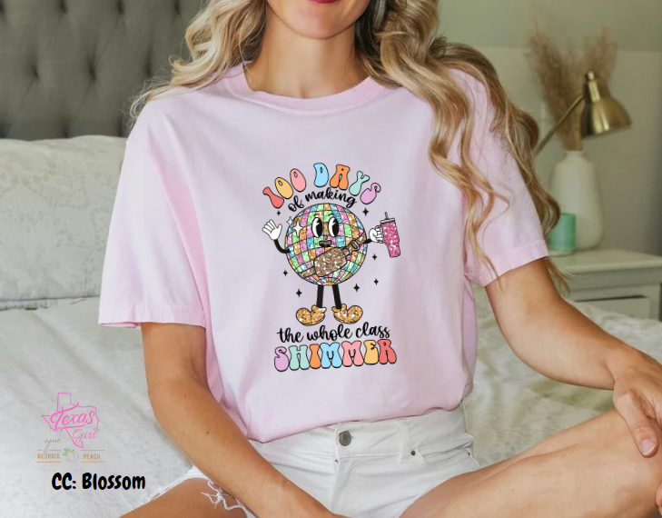 100 days of making the whole class shimmer