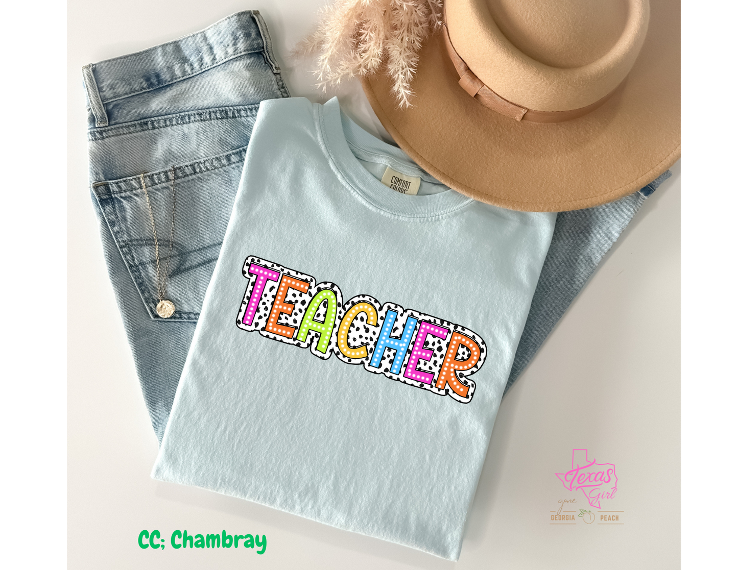 Teacher Polka dots