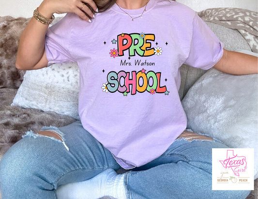 Pre School (with or without personalization)