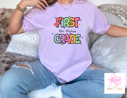 1st First grade (with or without personalization)