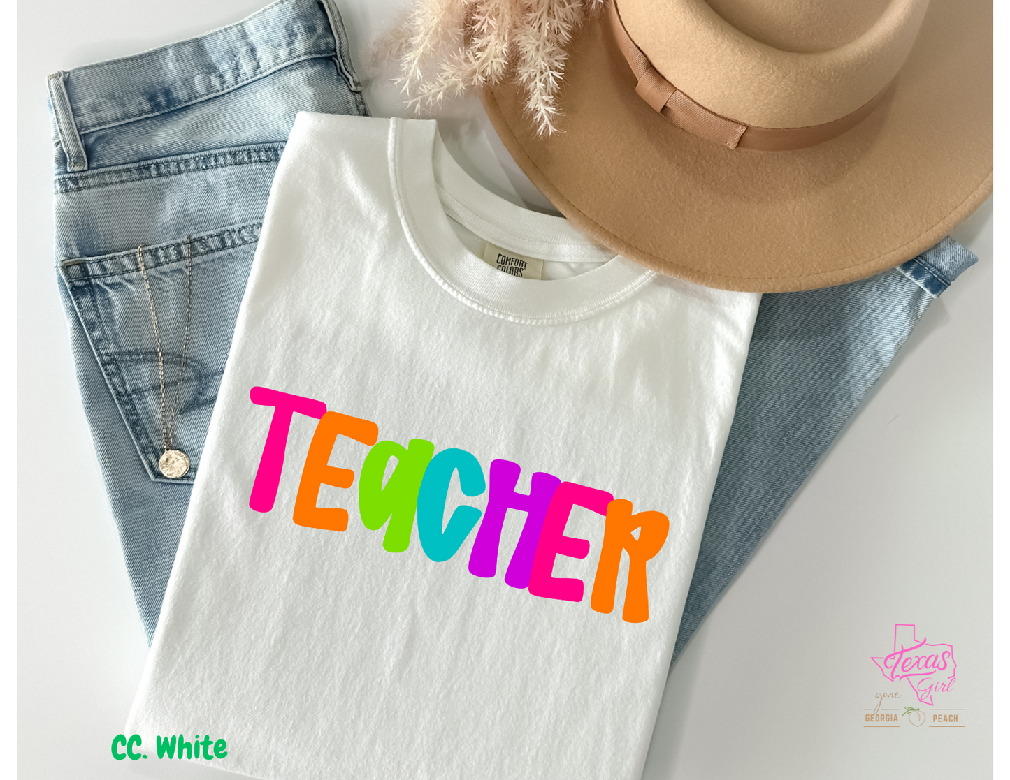 TEACHER neon