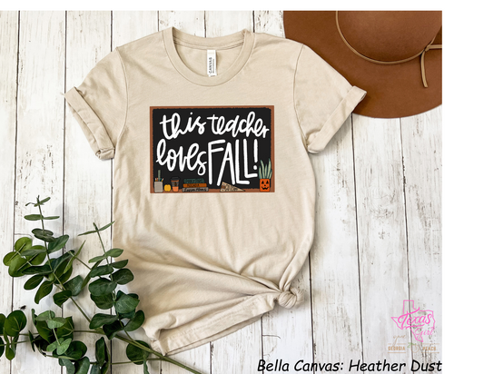 This teacher loves fall