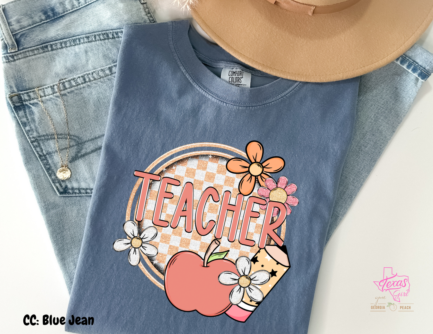 Teacher with daisy