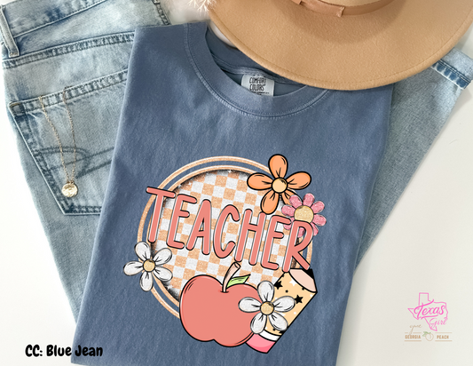Teacher with daisy