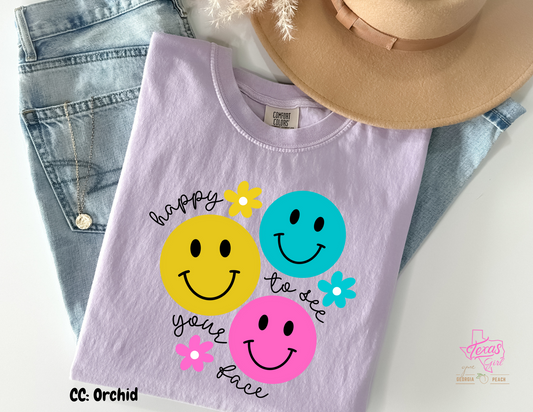 Happy to see your face
