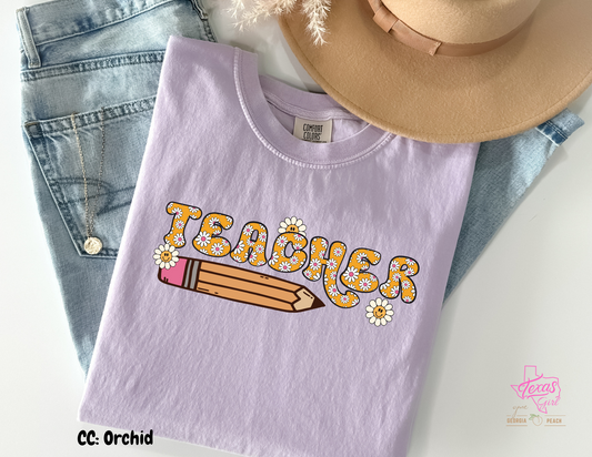 Teacher- Pencil/Flower