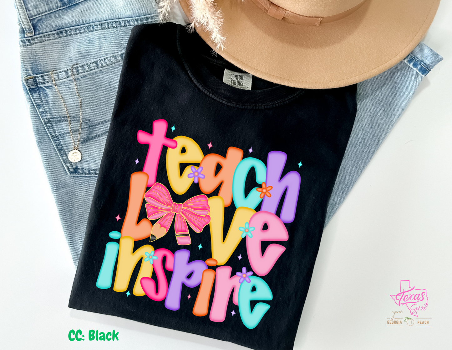 Teach love inspire- Neon