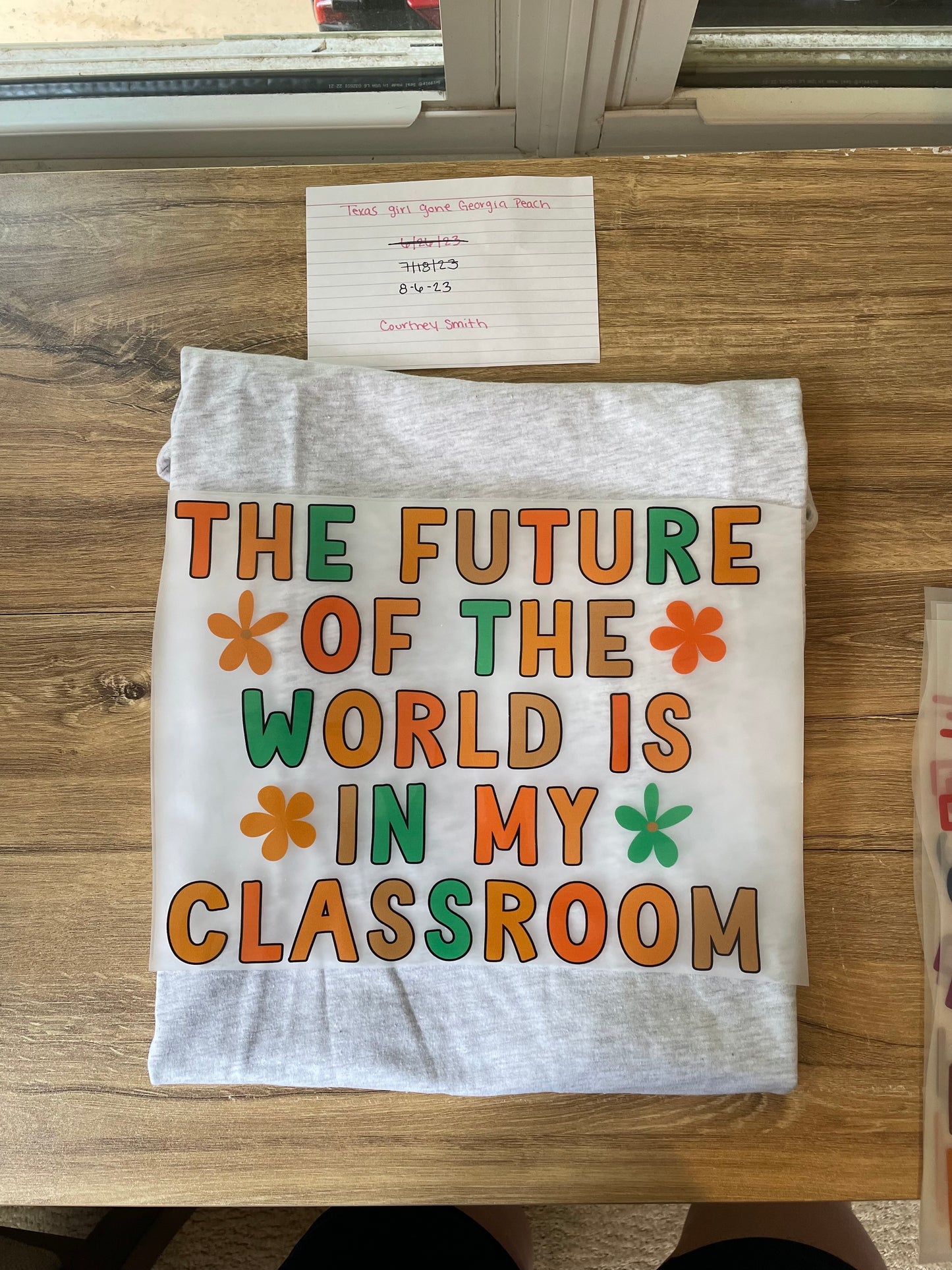 The future of the world is in my classroom