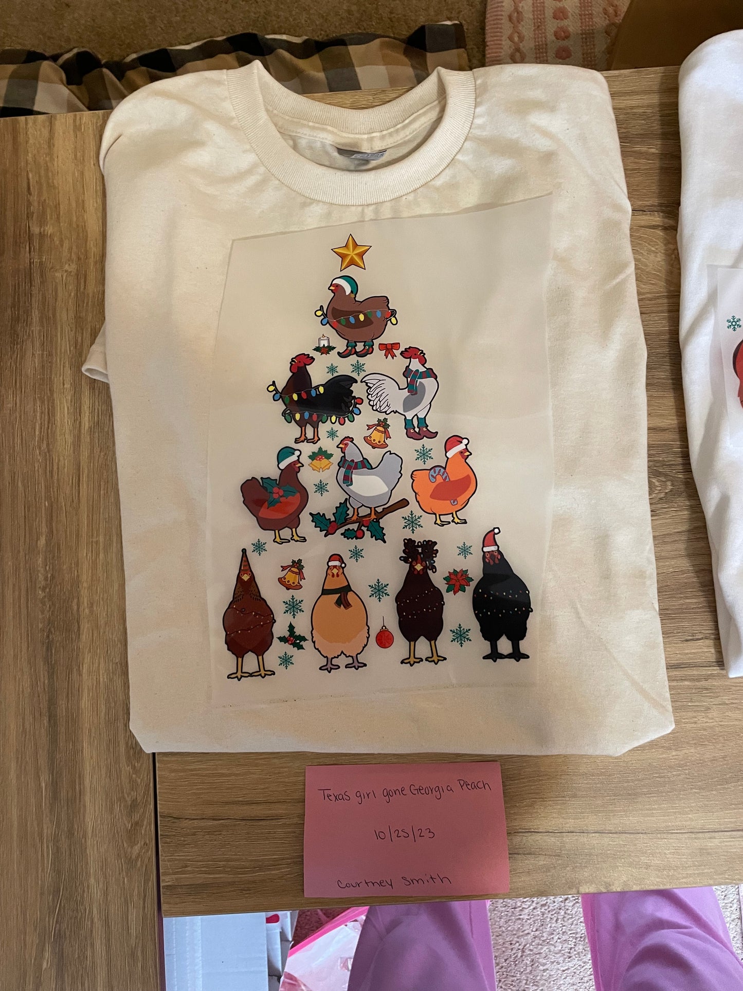 Chicken Christmas tree