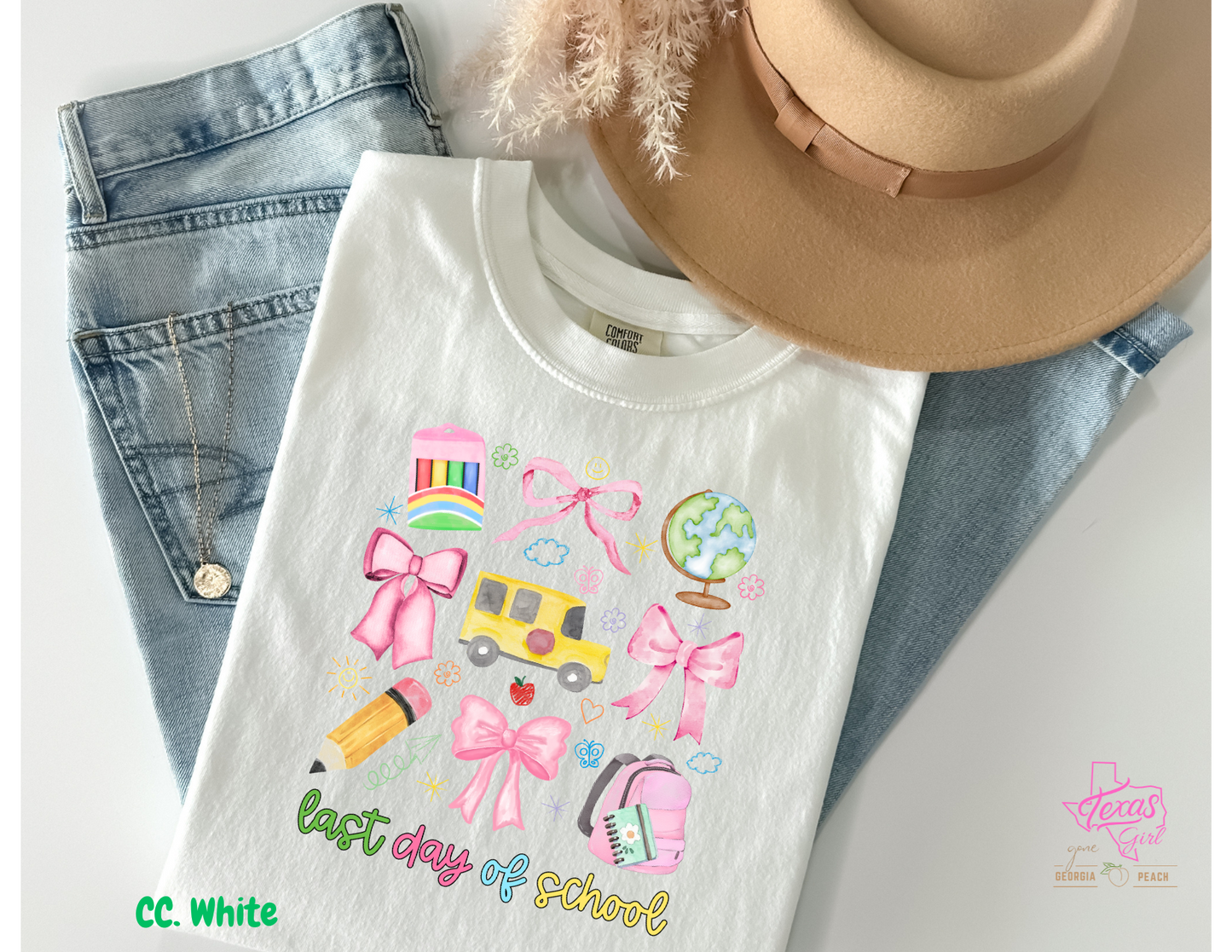 Last day of school square