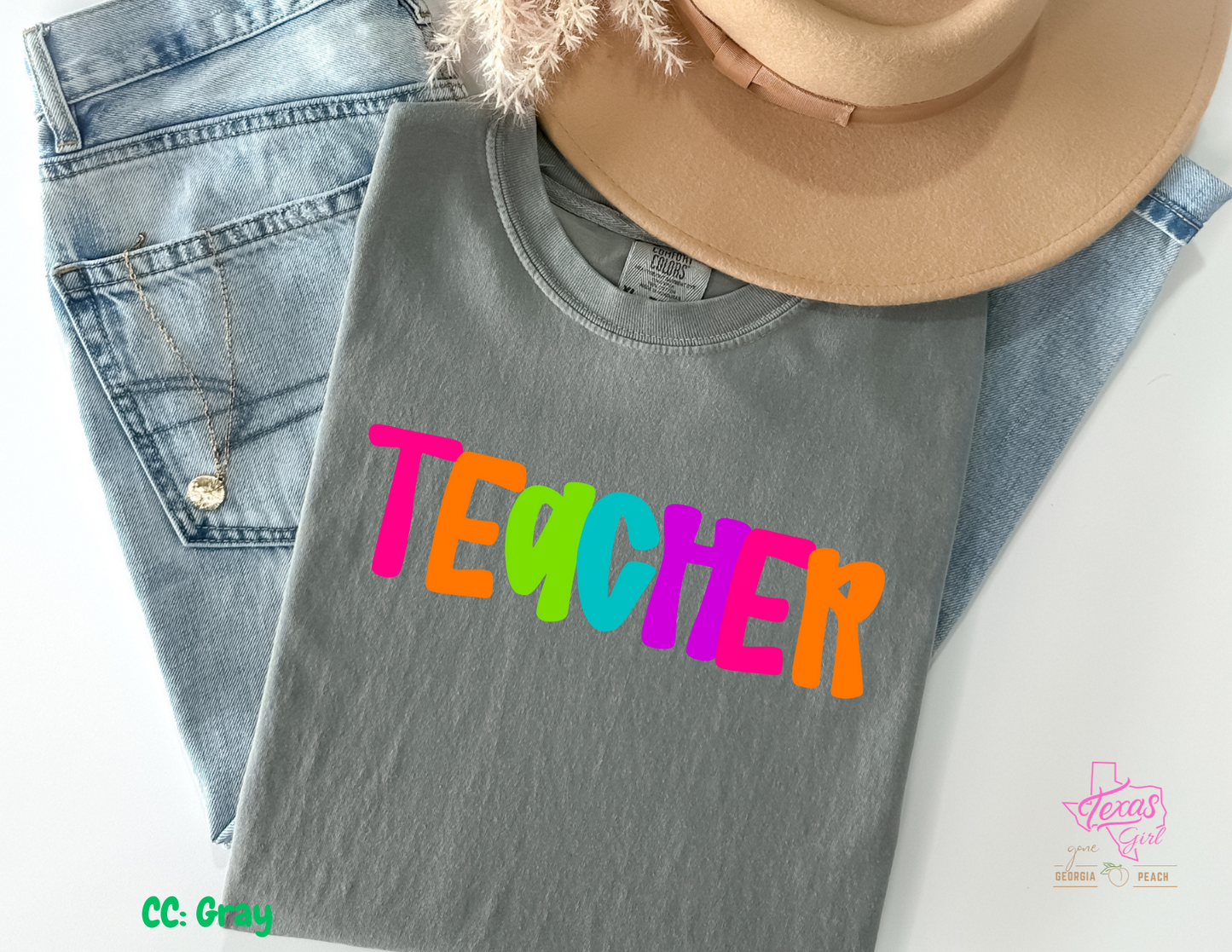 TEACHER neon