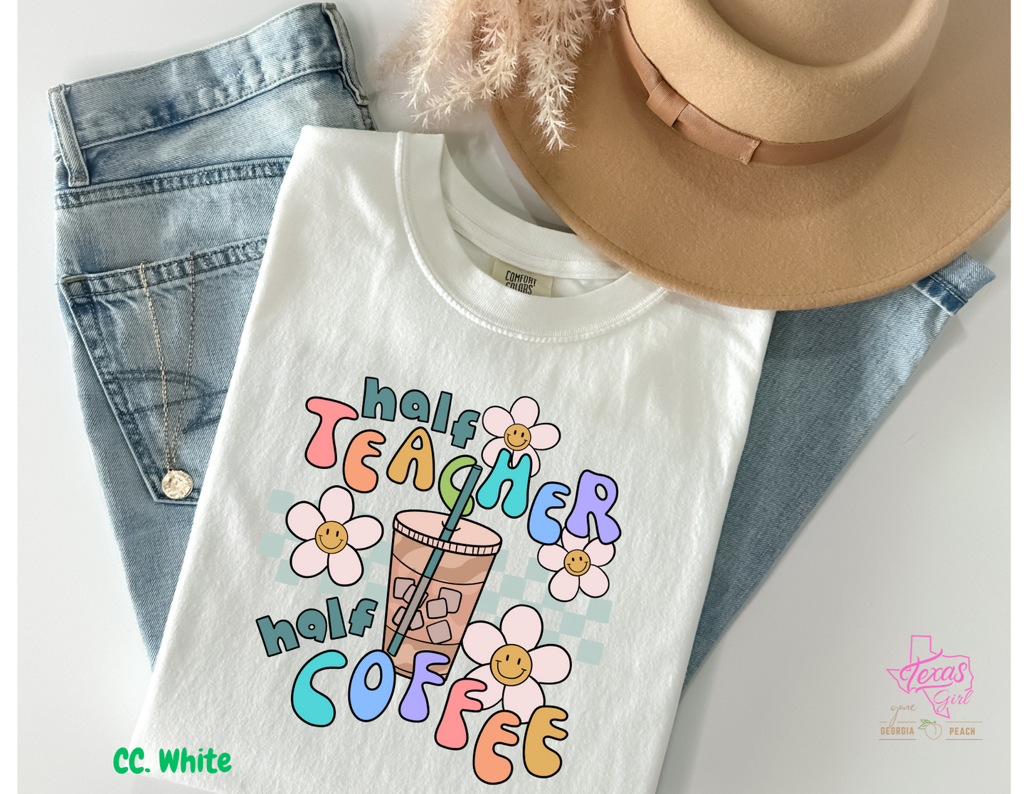 Half teacher half coffee