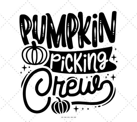 Pumpkin picking crew