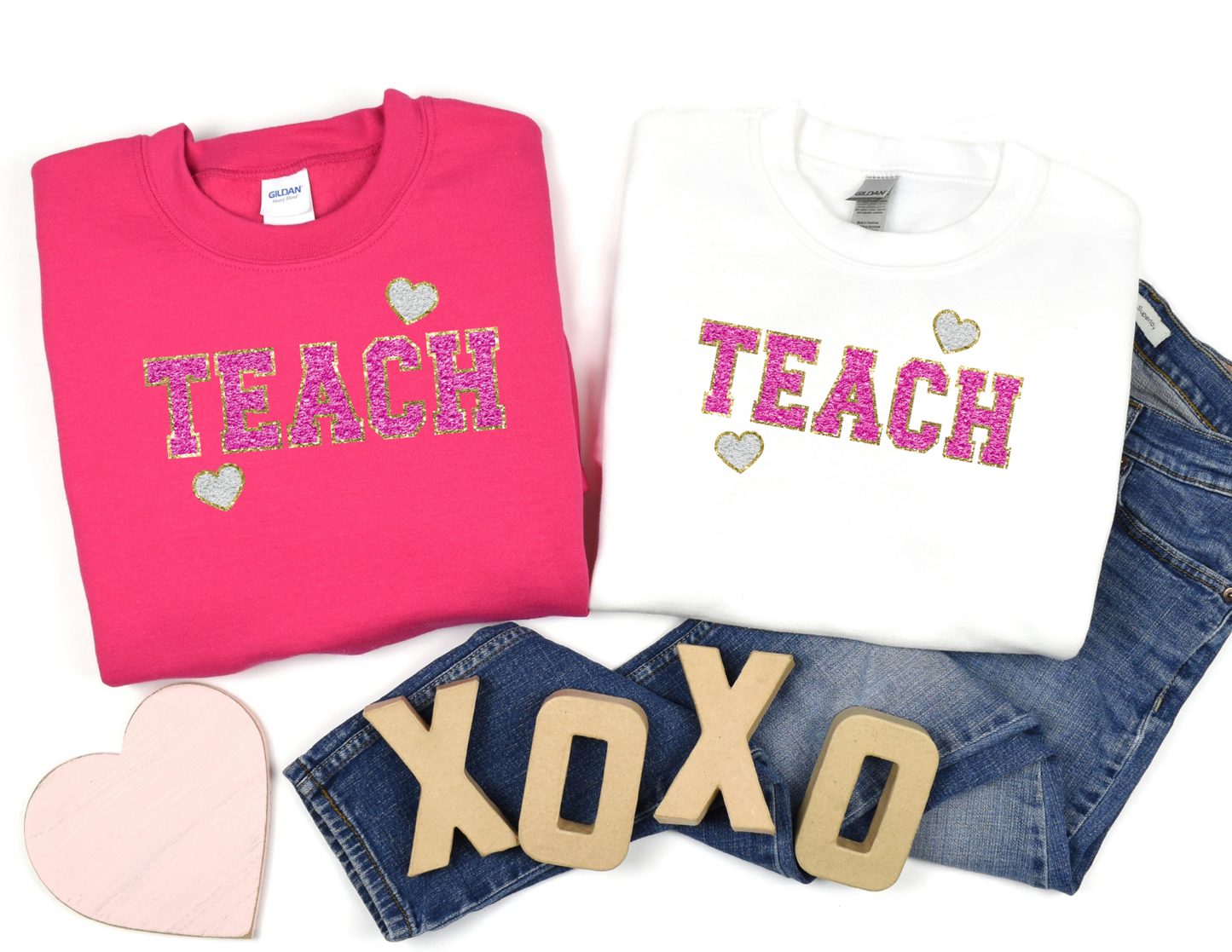 TEACH- faux chenille