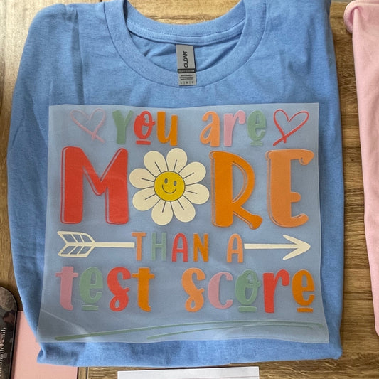 You are more then a test score.