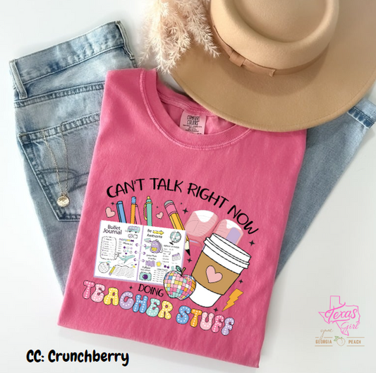 Can’t talk right now I’m doing teacher stuff