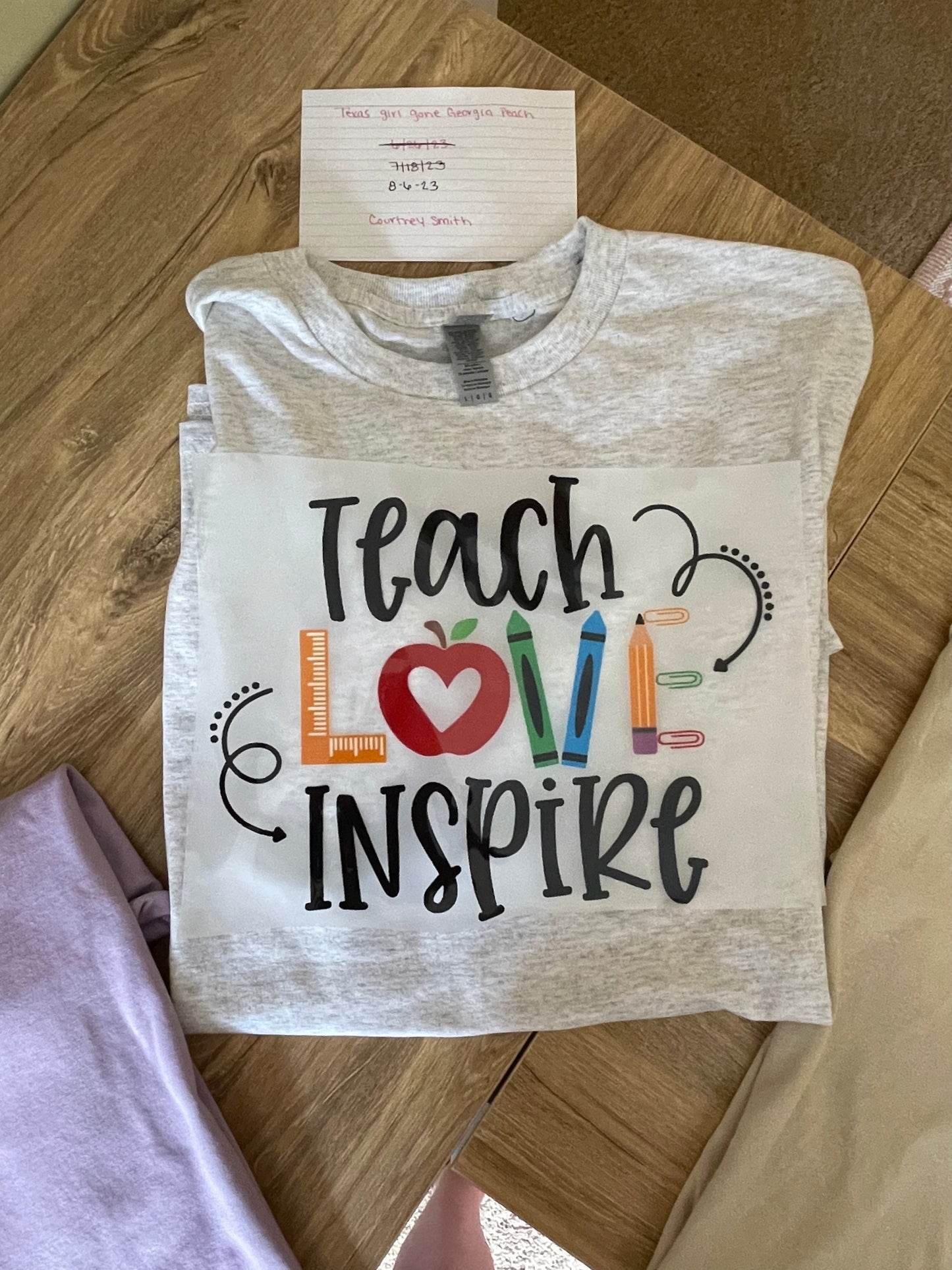 Teach love inspire