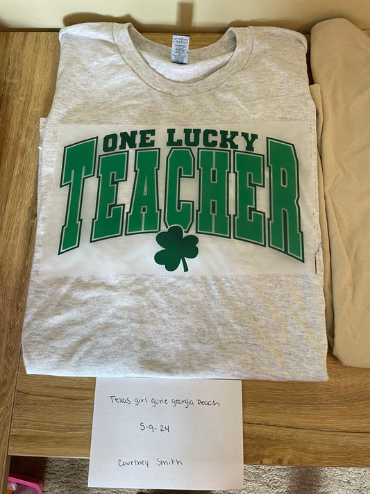 One Lucky Teacher