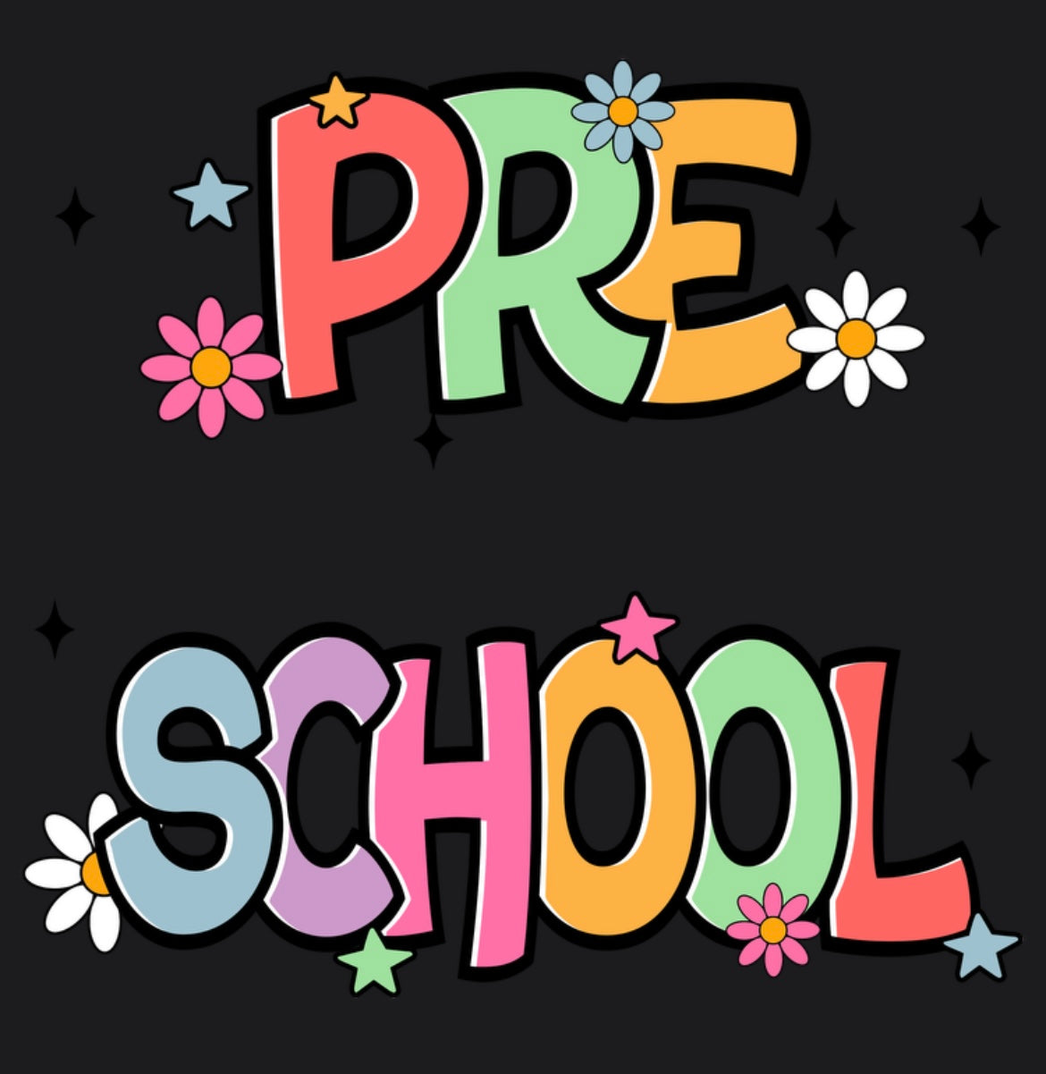 Pre School (with or without personalization)