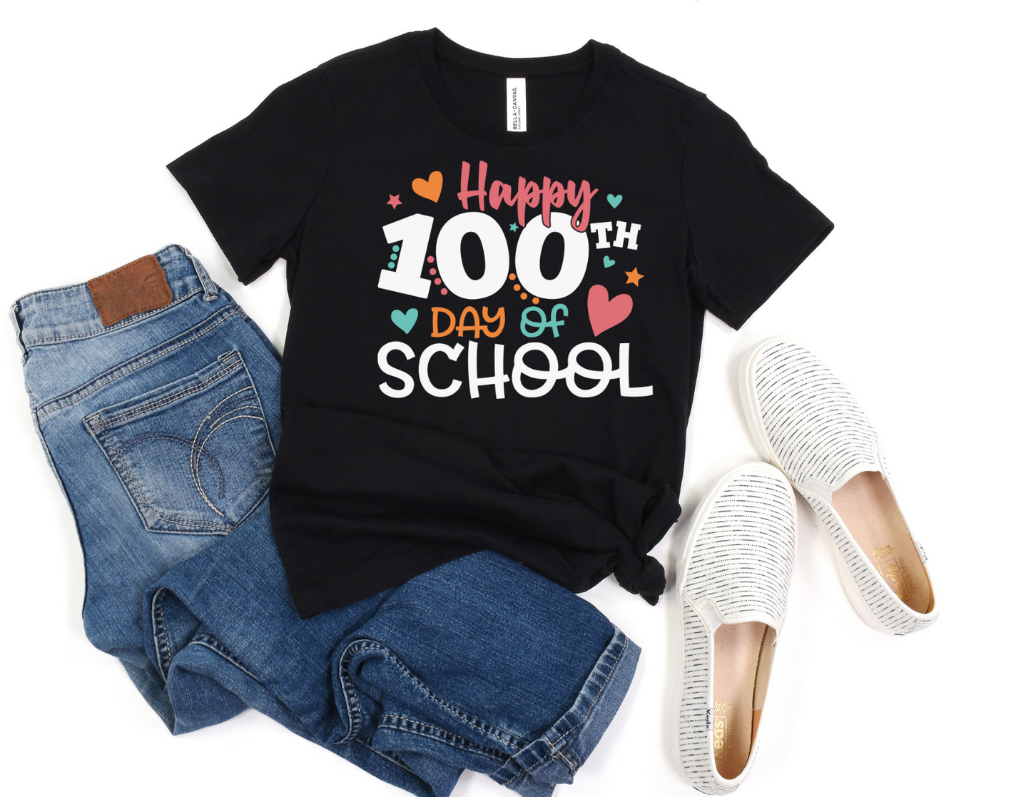 100 Days of school- White lettering