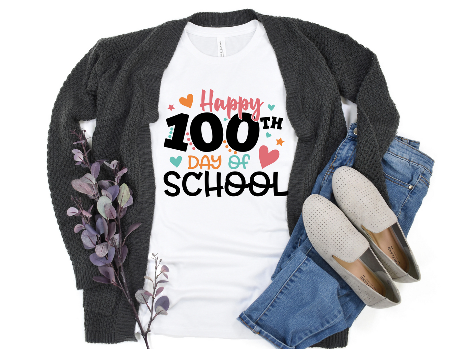 100th Day of School - black