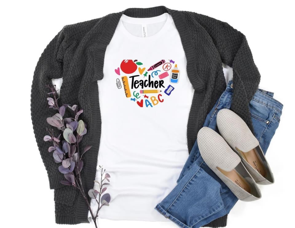 Teacher Heart supplies