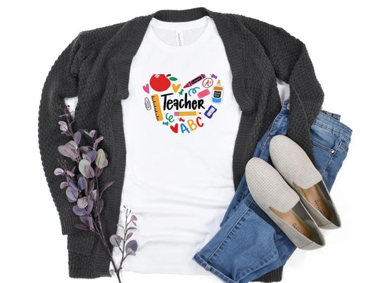 Teacher Heart supplies