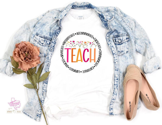 Teach- Flowers