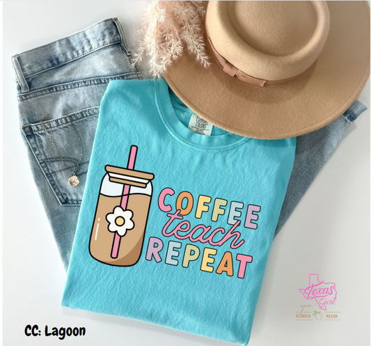 Coffee Teach Repeat (Libby glass)