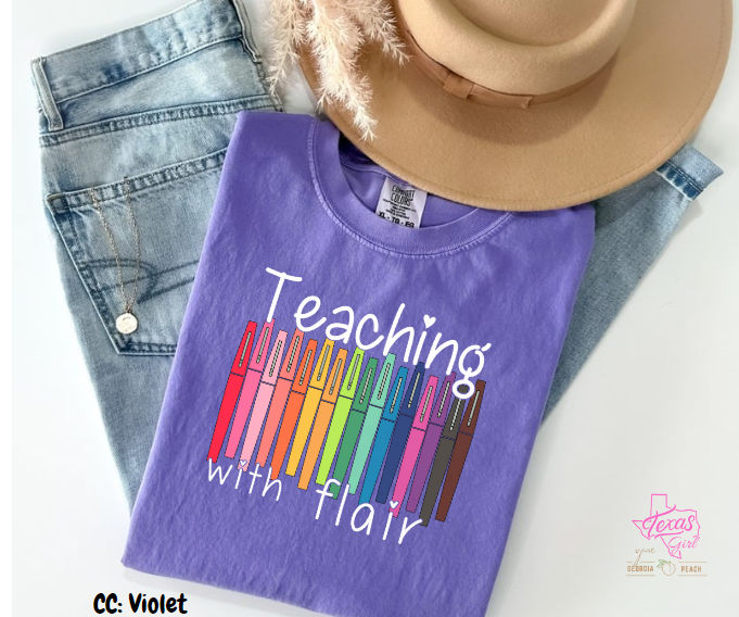 Teaching with flair- White