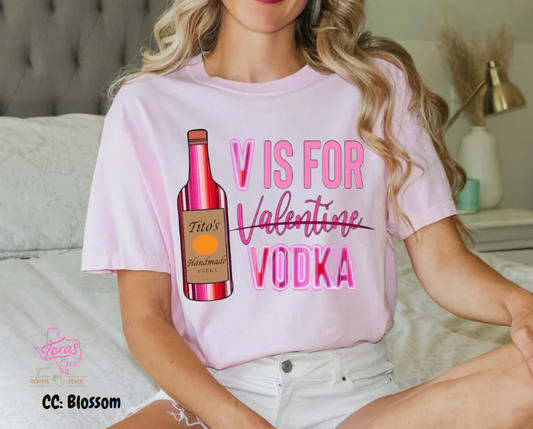 V is for vodka TShirt