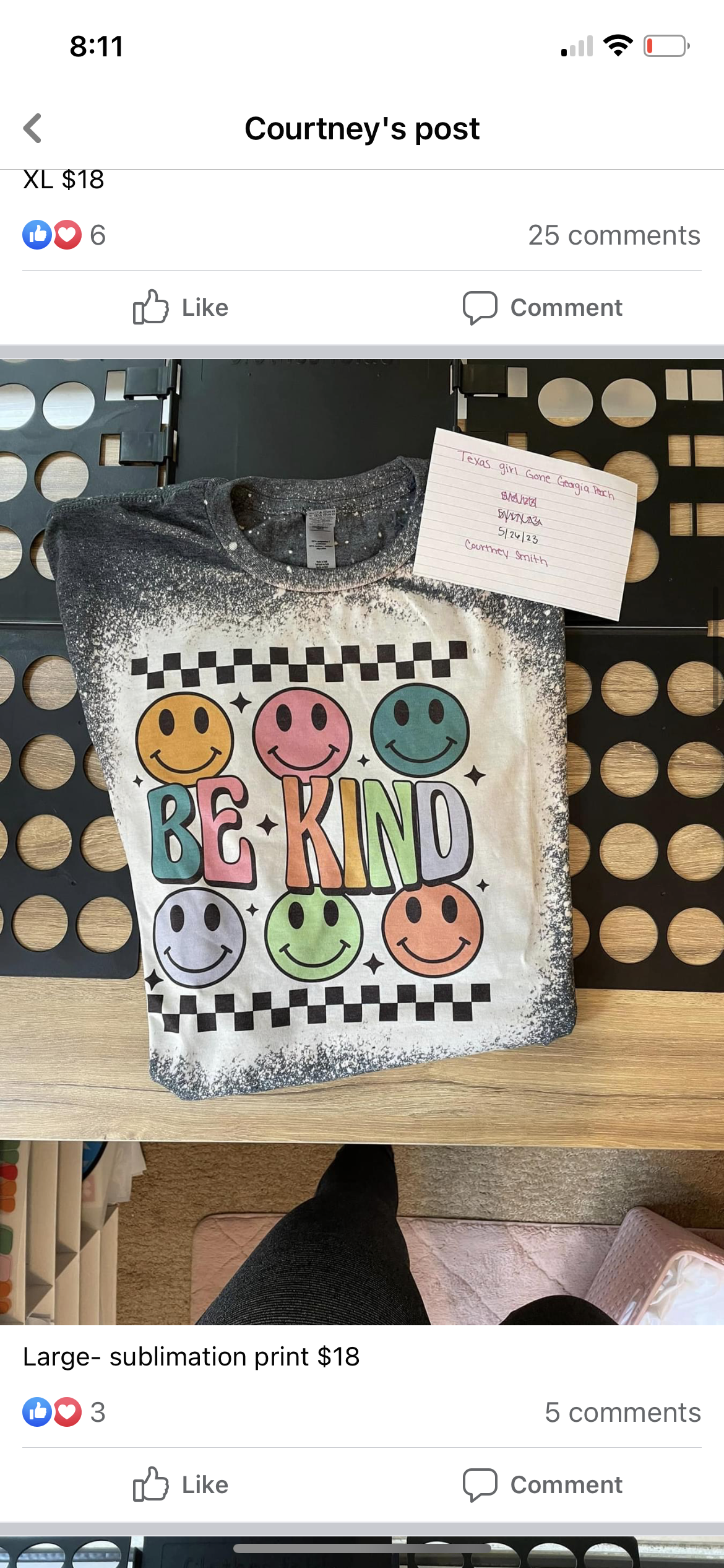 Be kind-Sublimation