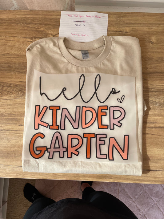 Hello Kindergarten