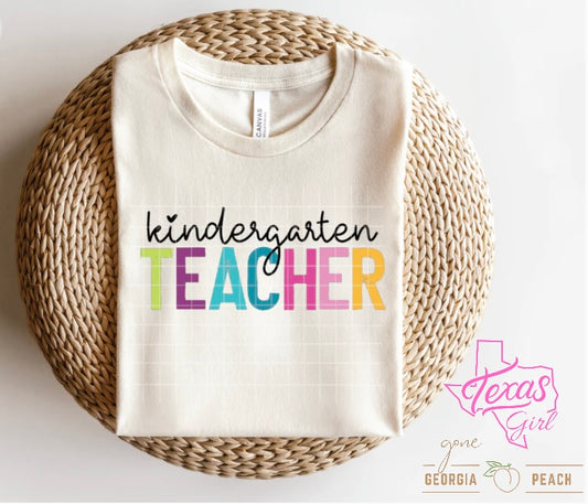 Kindergarten teacher