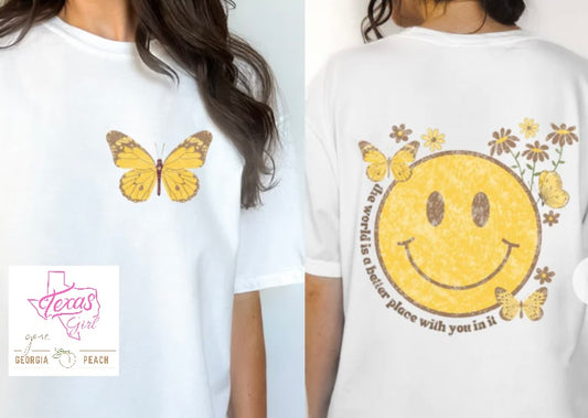 Smile/ Butterfly- Front/Back