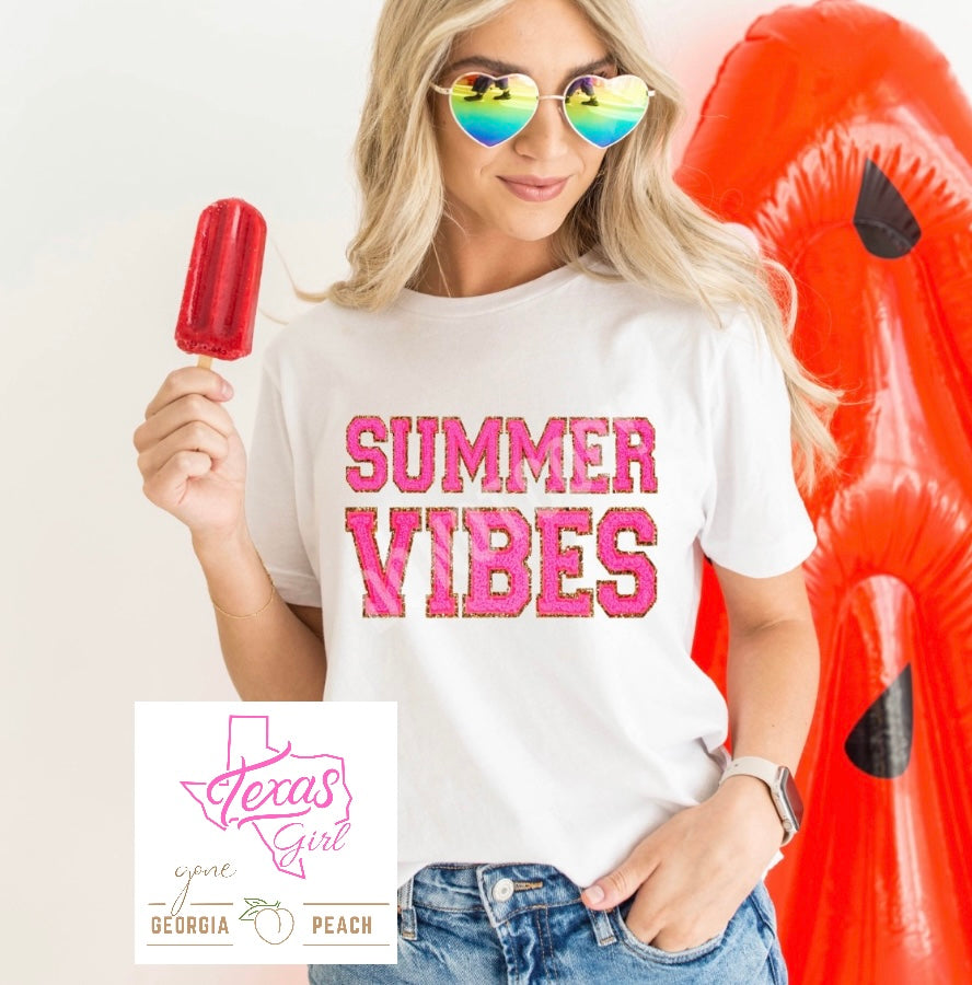 Summer Vibes Faux Chenille