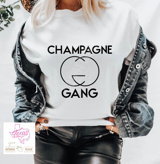 🥂🍾Champagne Gang Tshirt