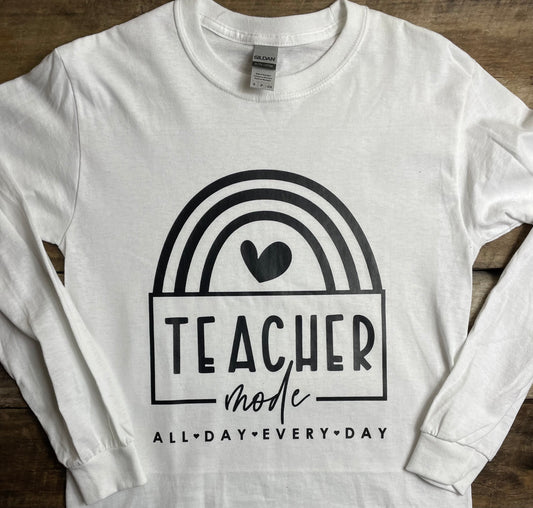 Teacher Mode Long sleeve T-Shirt