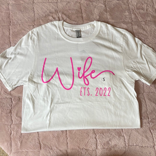 Wife Est. 2022 - Ready to ship!