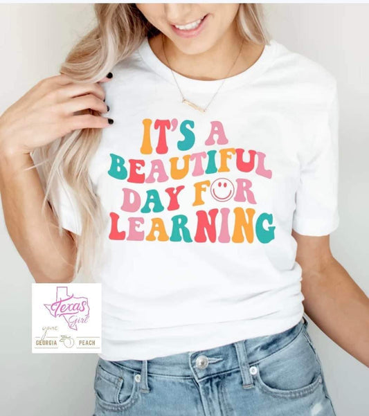 It’s a beautiful day for learning. Colorful Retro