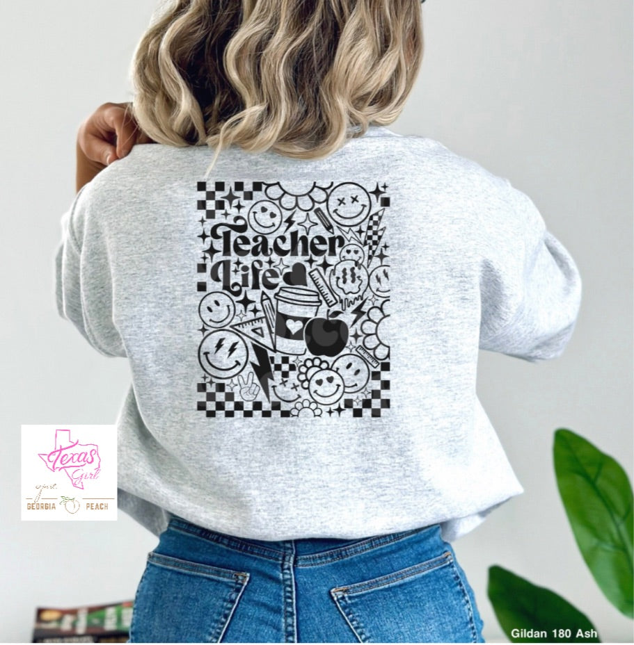 Teacher life- Front/Back