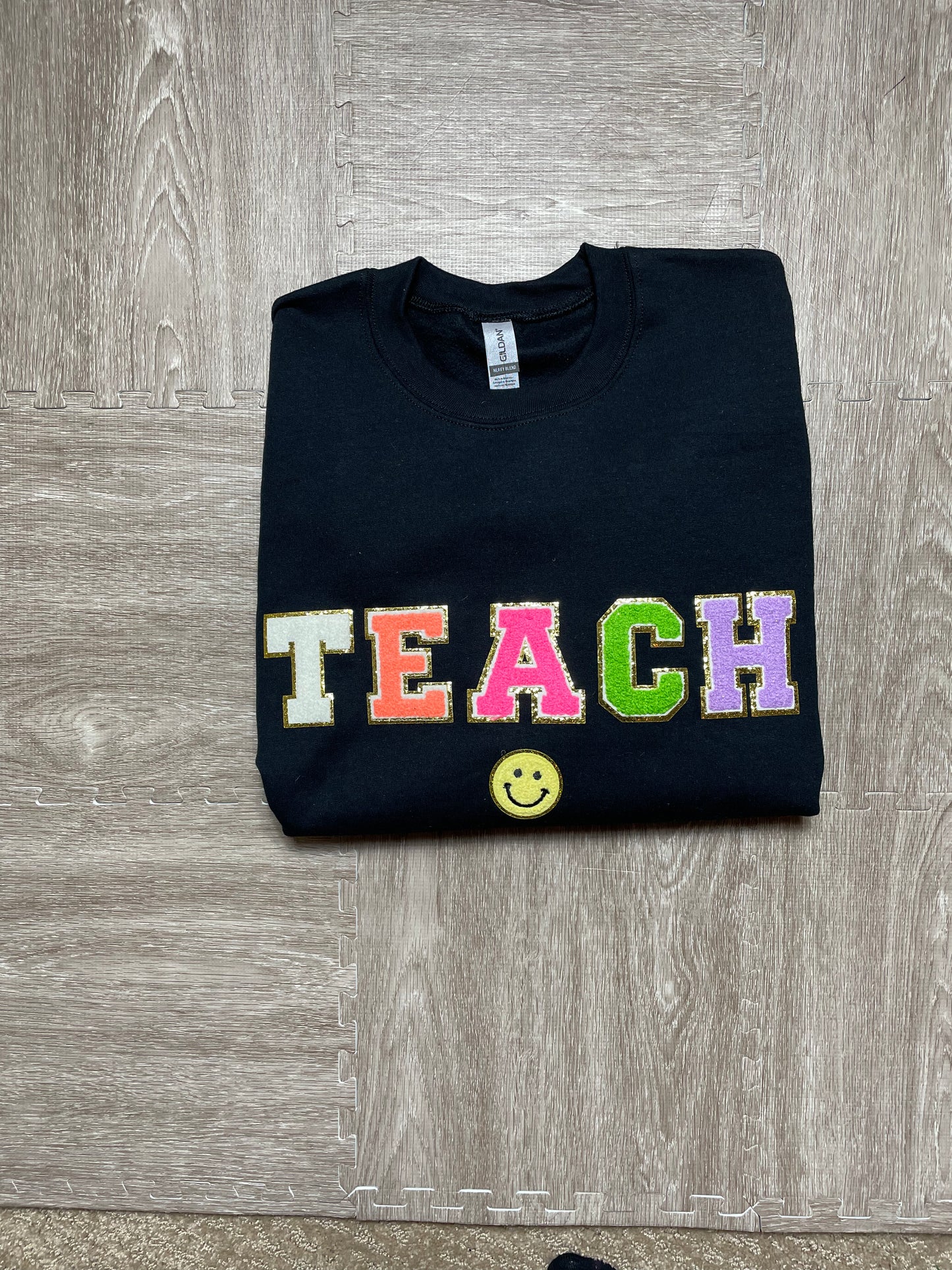 S- Teach - Chenille Letter- Ready to ship!