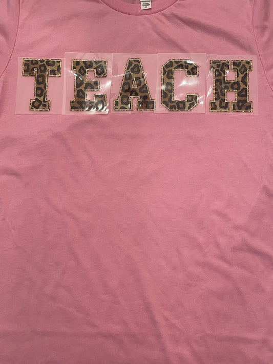 Faux Leopard print Teach
