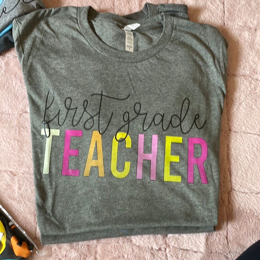 Medium-Flawed- First Grade Teacher- Ready to ship!